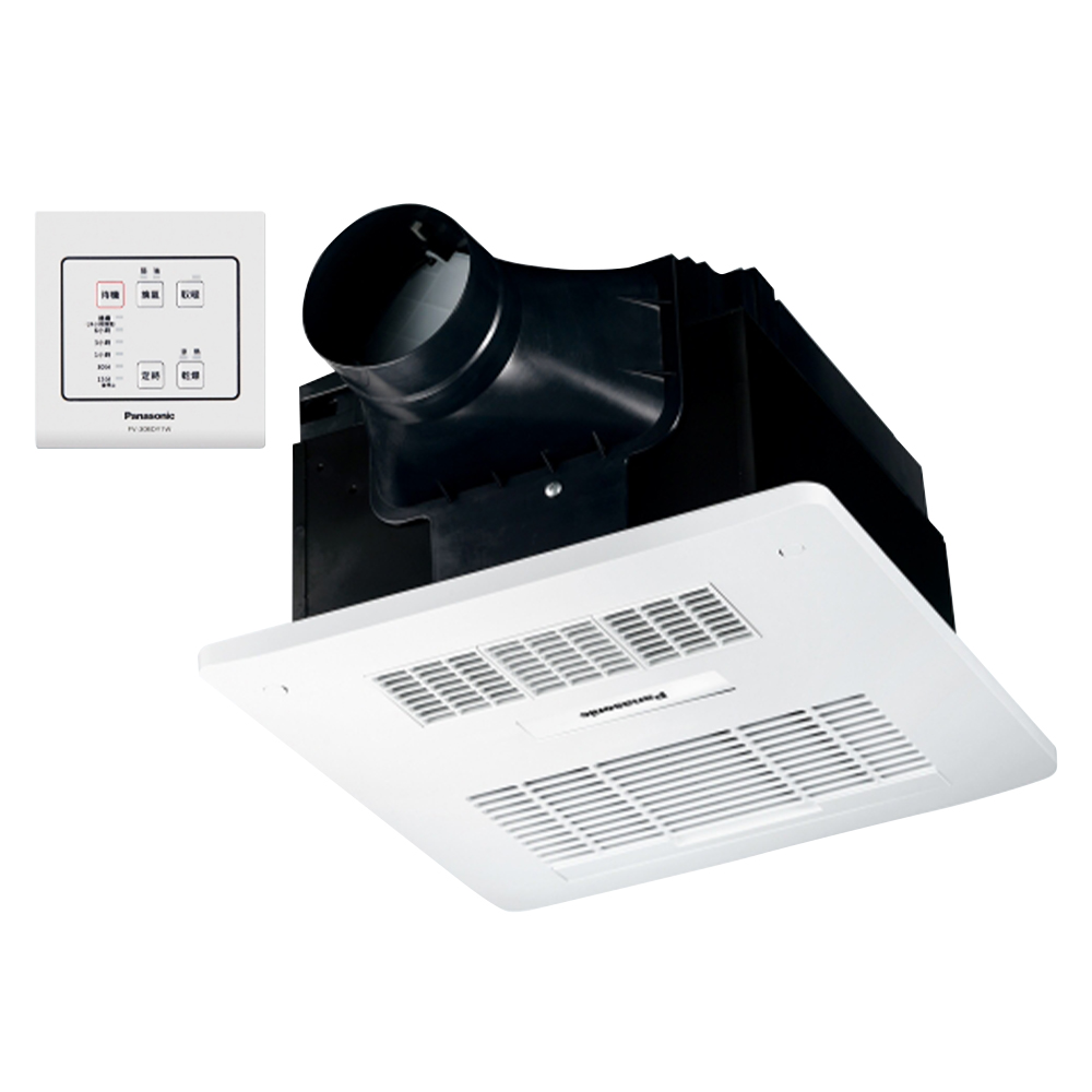 Panasonic國際牌<br>FV-30BDY1R (110V) /<br>FV-30BDY1W (220V)<br>浴室暖風乾燥機<br>(DC馬達/有線遙控)示意圖