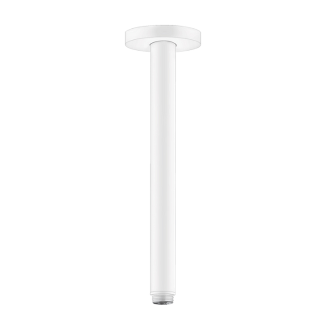 Hansgrohe 27389700<br>Ceiling connector S<br>天花板花灑臂<br>(30cm / 霧白)示意圖