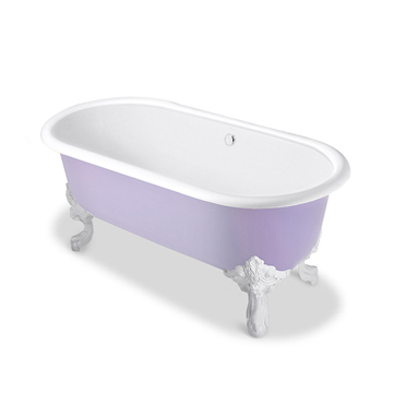 KOHLER<br>K-11195T-RT<br>CLEO 獨立式鑄鐵浴缸<br>(175 x 80 cm,紫)示意圖