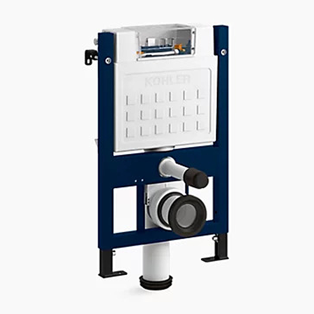KOHLER<br>K-20008T-PNE-NA<br>Hydro-Tower 200 隱藏式低水箱<br>(3/6L沖水量)示意圖