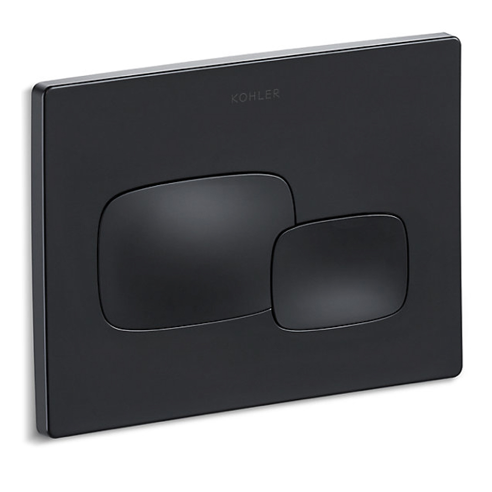 KOHLER<br>K-20341T-PNE-2BL<br>Pebble 氣動隱藏水箱面板<br>(原質黑)示意圖