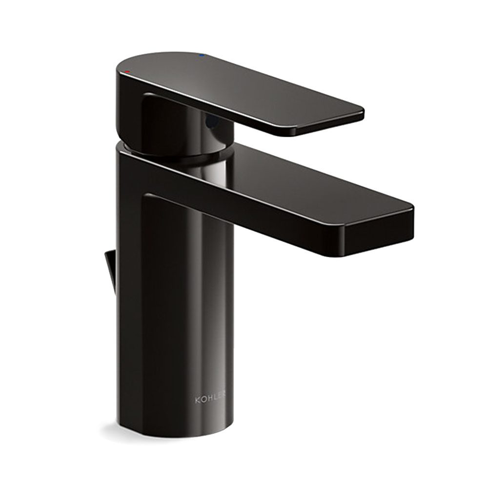 ♣️KOHLER 個性盡顯♣️<br>K-23472T-4-PGP<br>Parallel 單槍面盆龍頭<br>(極夜黑)示意圖