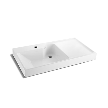 KOHLER<br>K-23795T-1-0<br>Flexispace 2.0 單孔一體式檯面盆<br> (79.4 x 44.7cm)示意圖