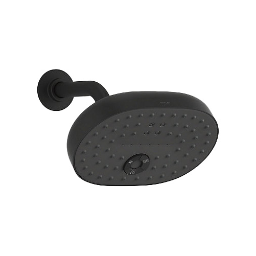 KOHLER<br>K-26290T-BL<br>Statement<br>14吋圓形頭頂花灑<br>(霧黑)示意圖