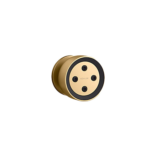 KOHLER<br>K-26299T-2MB<br>Statement<br>圓形DEEP MASSAGE深度按摩側邊噴頭<br>(霧金)示意圖