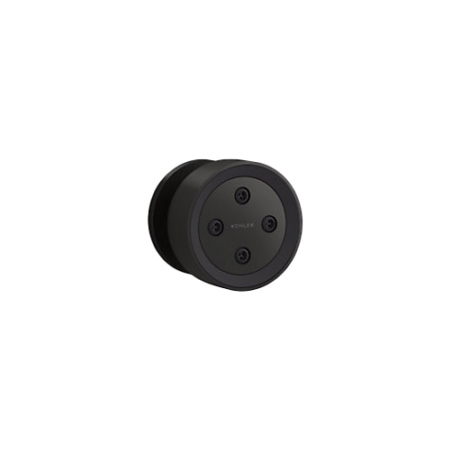 KOHLER<br>K-26299T-BL<br>Statement<br>圓形DEEP MASSAGE深度按摩側邊噴頭<br>(霧黑)示意圖
