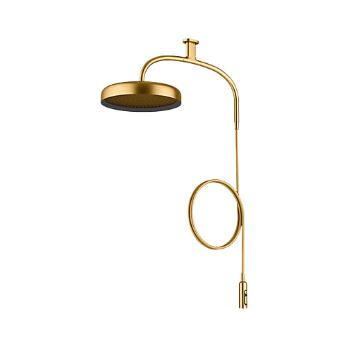 KOHLER<br>K-26303T-2MB<br>Statement<br>搭配配件的經典雙淋浴臂<br>(霧金)示意圖