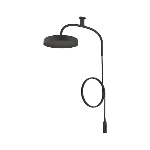 KOHLER<br>K-26303T-BL<br>Statement<br>搭配配件的經典雙淋浴臂<br>(霧黑)示意圖