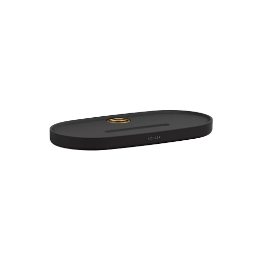 KOHLER<br>K-26317T-2MB<br>Statement<br>淋浴桿置物架<br>(霧金)示意圖