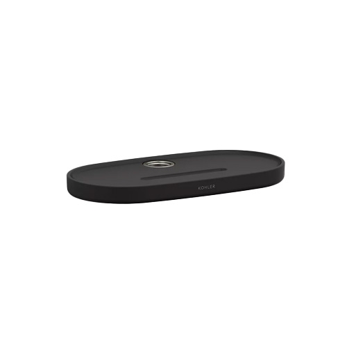 KOHLER<br>K-26317T-BN<br>Statement<br>淋浴桿置物架<br>(羅曼銀)示意圖