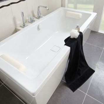 KALDEWEI 732<br>Conoduo <br>鋼板搪瓷嵌入式浴缸 (含抗污)<br>(170x75xH43 cm)示意圖