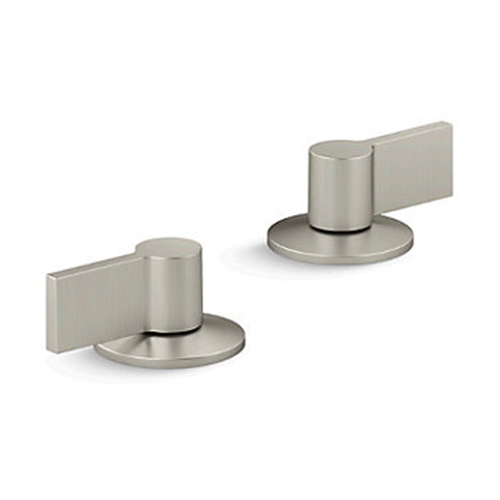 KOHLER<br>K-77990T-4-BN<br>Components 面盆龍頭<br>杆型把手<br>(羅曼銀)示意圖
