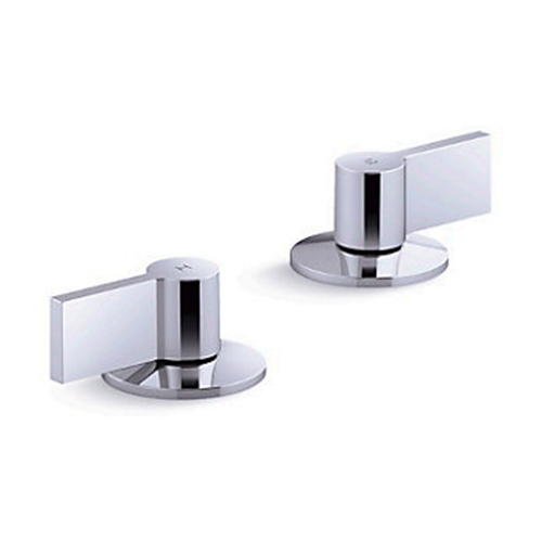 KOHLER<br>K-77990T-4-CP<br>Components 面盆龍頭<br>杆型把手<br>(鉻色)示意圖