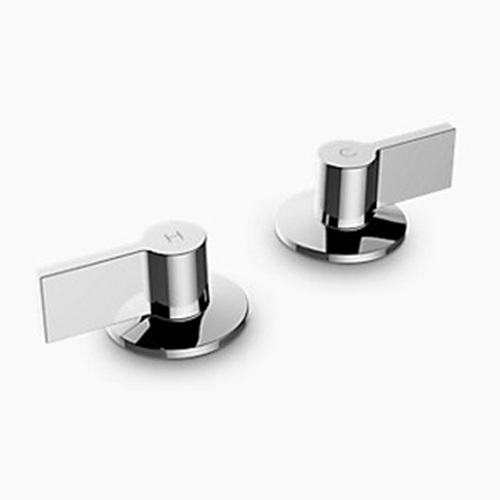 KOHLER<br>K-77990T-4-TT<br>Components 面盆龍頭<br>杆型把手<br>(鈦空銀)示意圖