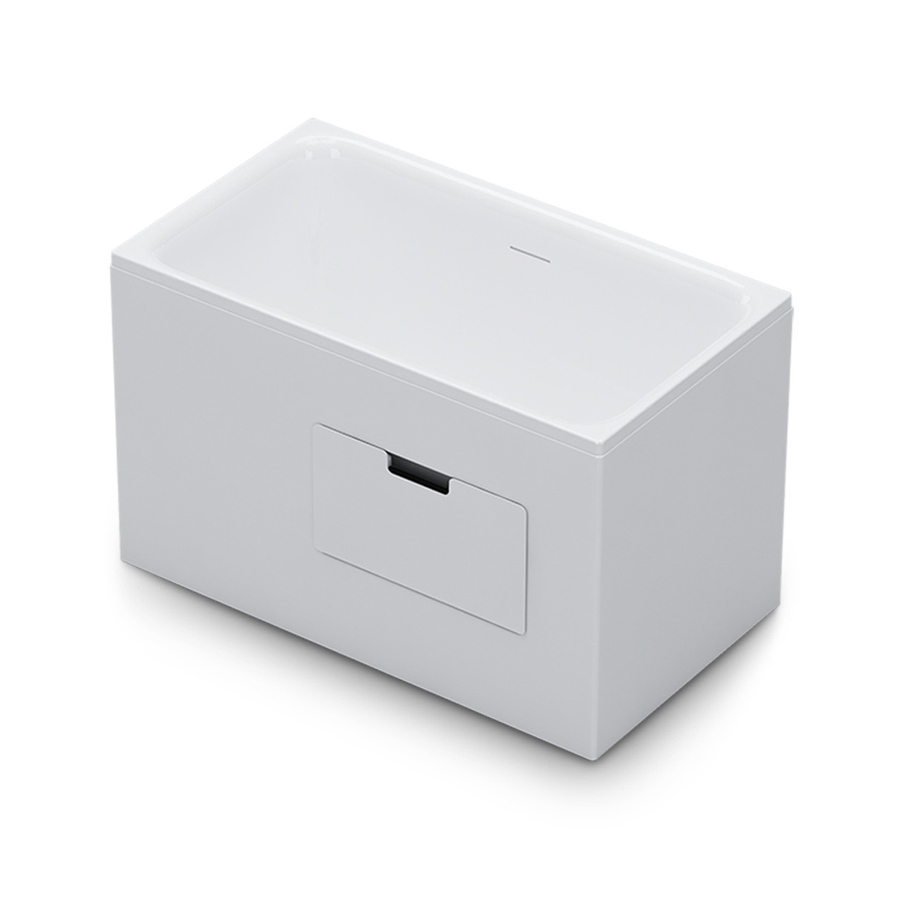 KOHLER<br>K-26758T-L-0<br>FLEXISPACE 坐臥式壓克力浴缸<br>左靠牆,帶腳凳 (120x68x75 cm)示意圖