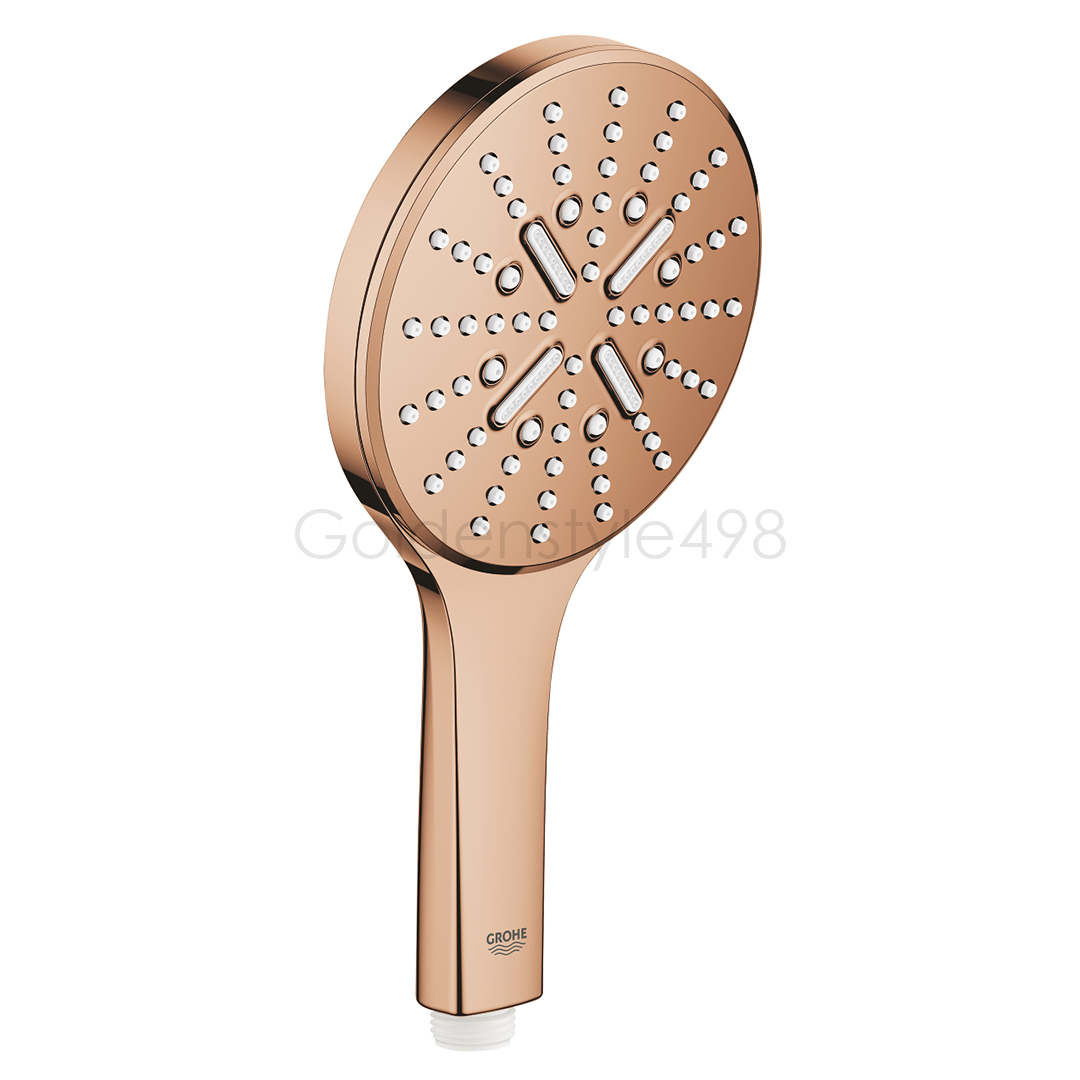 ★GROHE 26574.DA0<br>RAINSHOWER SMARTACTIVE 130<br>三段式蓮蓬頭(玫瑰金)示意圖
