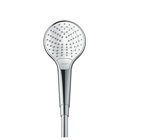 ★Hansgrohe 26803407<br>Croma Select S <br>三段式蓮蓬頭 3種水流示意圖