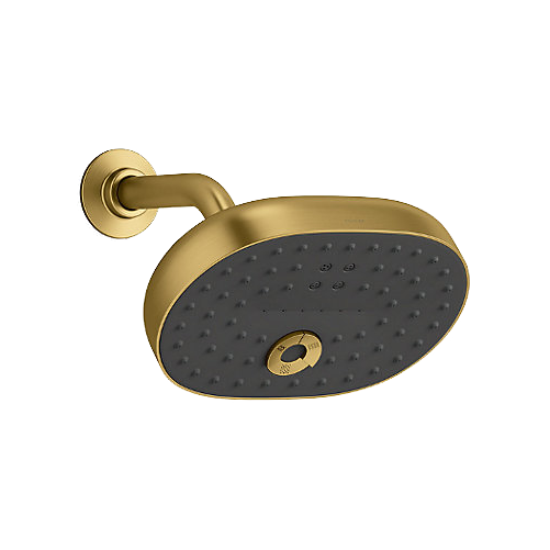 KOHLER<br>K-26290T-2MB<br>Statement<br>14吋圓形頭頂花灑<br>(霧金)示意圖