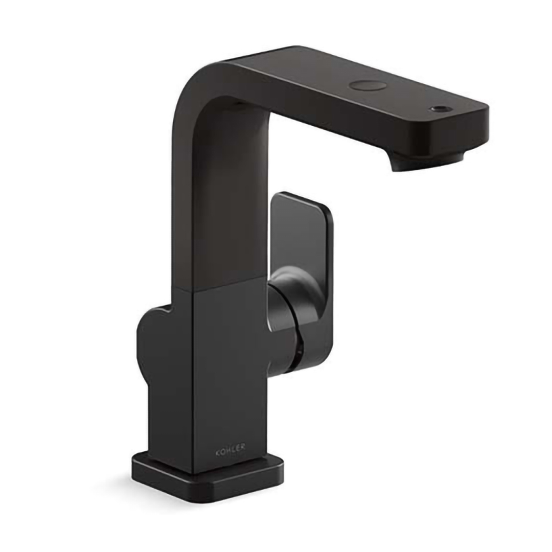 🌳KOHLER 永續的美學🌳<br>K-30734T-4-BL<br>Parallel Grooming<br>單槍可調式面盆龍頭 (霧黑)示意圖
