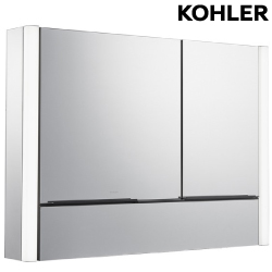 KOHLER<br>K-36207T-NA<br>Maxispace 2.0升級版鏡櫃<br>106cm (側燈/黑/冰箱版)示意圖