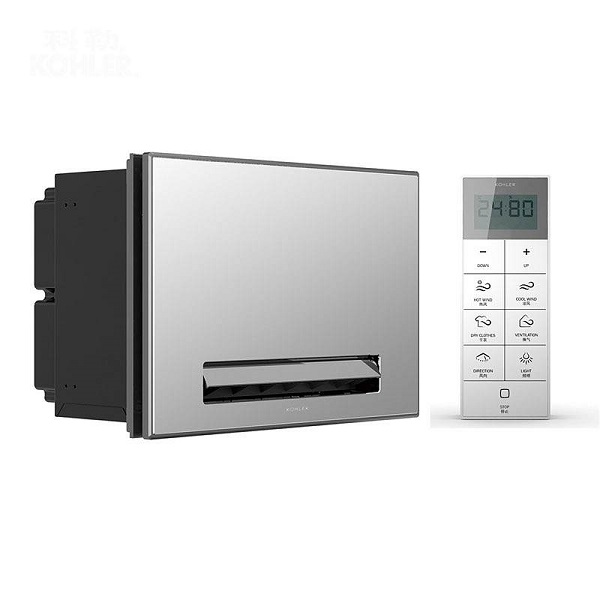 🌳KOHLER 永續的美學🌳<br>K-77315TW-G-MZ<br>四合一暖風機 - 尊享款<br>(30x45x21.7cm)示意圖
