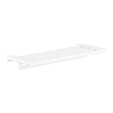 Hansgrohe 41751707<br>AddStoris Q 毛巾架 (霧白)示意圖