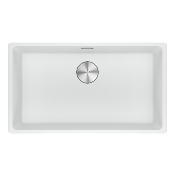 ★FRANKE <br>MRG 610-72<br>花崗岩水槽 (珍珠白)<br>(76 x 44 cm)示意圖