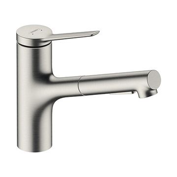 Hansgrohe  74800800 <br>Zesis M33 廚用伸縮龍頭 (亮鉻色)示意圖