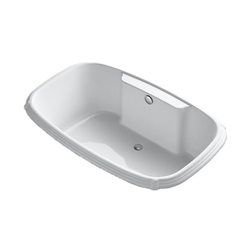 KOHLER K-1454T-0<br>Portrait 170cm 崁入式壓克力浴缸示意圖