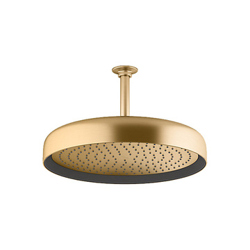 KOHLER<br>K-26292T-2MB<br>Statement<br>14吋圓形頭頂花灑<br>(霧金)示意圖