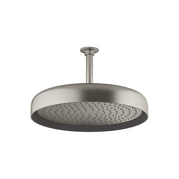 KOHLER<br>K-26292T-BN<br>Statement<br>14吋圓形頭頂花灑<br>(羅曼銀)示意圖