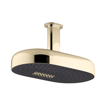 KOHLER<br>K-26295T-AF<br>Statement<br>14吋雙功能橢圓形頭頂花灑<br>(法蘭金)示意圖