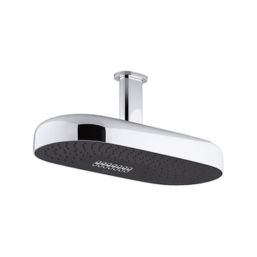 KOHLER<br>K-26297T-CP<br>Statement<br>18吋雙功能橢圓形頭頂花灑<br>(鉻色)示意圖