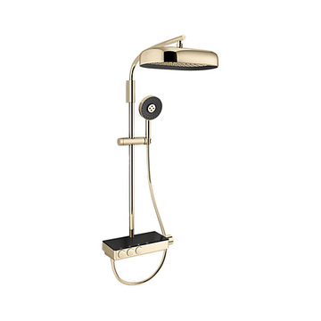KOHLER<br>K-26333T-9-AF<br>Anthem 恆溫三路出水淋浴柱<br>(法蘭金)示意圖