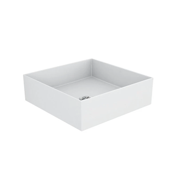 KOHLER<br>K-26676T-0<br>MICA 正方形半嵌式檯面盆<br>(39 x 39 cm)示意圖