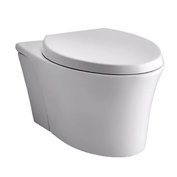 KOHLER<br>K-5723K-0<br>VEIL 壁掛式馬桶座<br>(不含馬桶蓋/21.8cm)示意圖