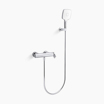 KOHLER K-73091T-4-CP<br>Composed 附牆花灑龍頭(鉻色)<br>無下出水示意圖