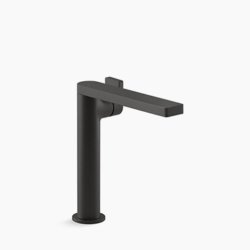 KOHLER  K-73168T-4-BL<br>Composed 面盆龍頭<br>（側桿型把手）霧黑示意圖
