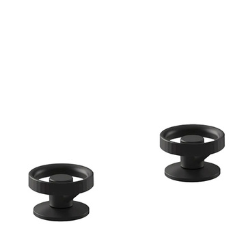 KOHLER<br>K-77990T-9-2BL<br>Components 面盆龍頭<br>輪型把手<br>(霧黑)示意圖