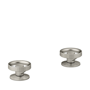 KOHLER<br>K-77990T-9-BN<br>Components 面盆龍頭<br>輪型把手<br>(羅曼銀)示意圖