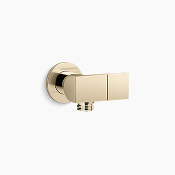 KOHLER<br>K-98354T-AF<br>Exhale<br>掛牆式花灑支架<br>(法蘭金)可直接供水示意圖