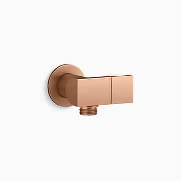 KOHLER<br>K-98354T-BRD<br>Exhale<br>掛牆式花灑支架<br>(流沙金)可直接供水示意圖