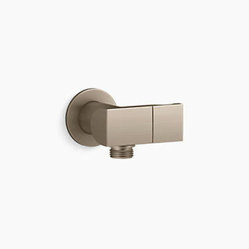 KOHLER<br>K-98354T-BV<br>Exhale<br>掛牆式花灑支架<br>(羅曼銅)可直接供水示意圖