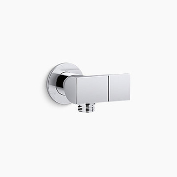KOHLER<br>K-98354T-CP<br>Exhale<br>掛牆式花灑支架<br>(鉻色)可直接供水示意圖