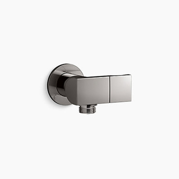 KOHLER<br>K-98354T-TT<br>Exhale<br>掛牆式花灑支架<br>(鈦空銀)可直接供水示意圖