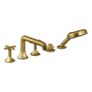 KOHLER<br>K-EX27114T-3-2MB<br>Occasion 五孔缸上型龍頭<br>(霧金)示意圖