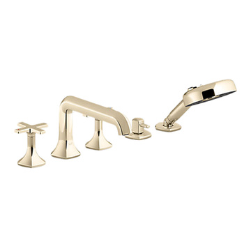 KOHLER<br>K-EX27114T-3-AF<br>Occasion 五孔缸上型龍頭<br>(法蘭金)示意圖