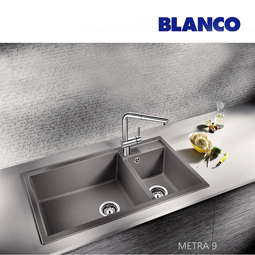 BLANCO  METRA 9 <br>513268 花崗岩廚用水槽<br>(灰色/ 86x50 cm)示意圖