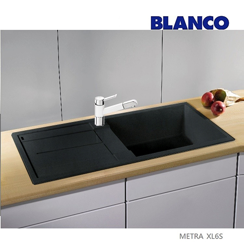 BLANCO METRA XL 6S<br>515142 廚用花崗岩水槽<br> (黑色/ 100x50 cm)示意圖
