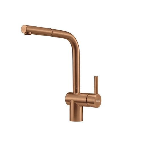 FRANKE<br>CT-131SP 廚用龍頭<br>可伸縮 - (玫瑰金)<br>115.0667.606示意圖
